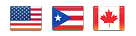 USA-Puerto Rico-Caanada Flag