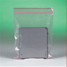 4 Mil. Pink Anti Static Zip Top Poly Bags :: Danco Environmentally