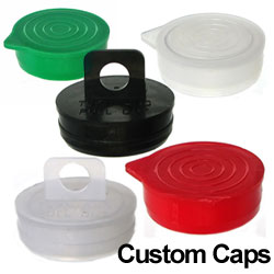 round plastic caps