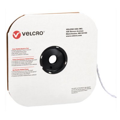 1/2 - Hook - White Velcro Brand Tape - Individual Dots