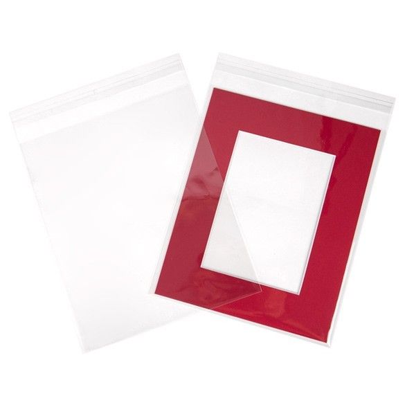 Discover our Flap Seal Crystal Clear Bags for 8x10 Art or Photography