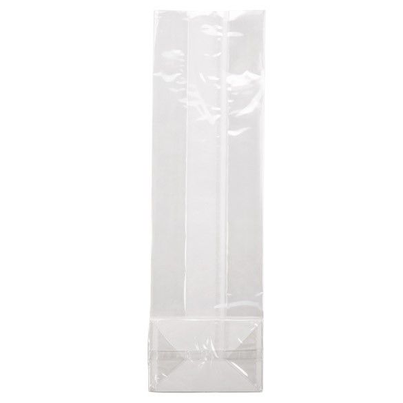 Heat Sealable Gusset Bags - Clear, Paper Insert [FGPBH17]