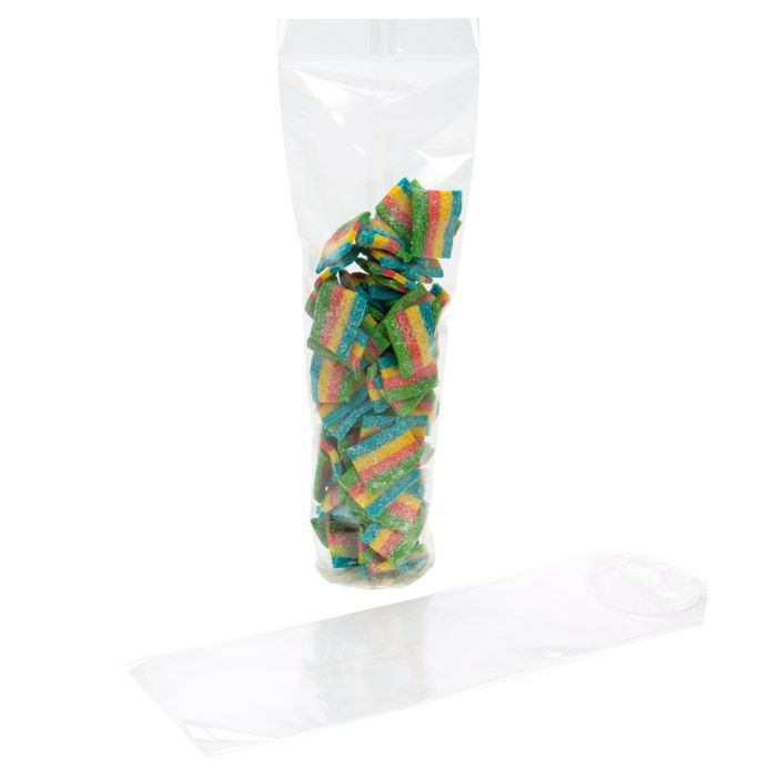 Clear Round Bag with Paper Base - Bulk Candy Packaging [RPBG2]