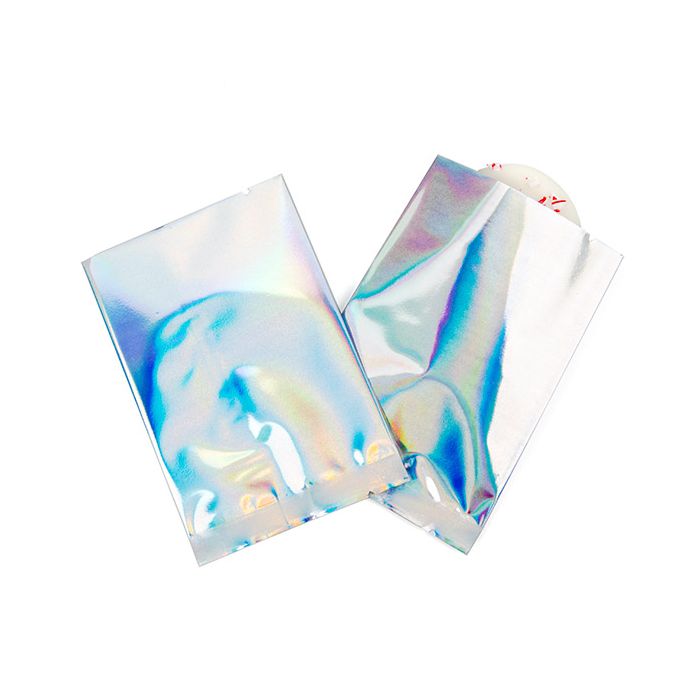 Holographic Metallized Heat Seal Bags 3 x 4 25 pack SVP34H