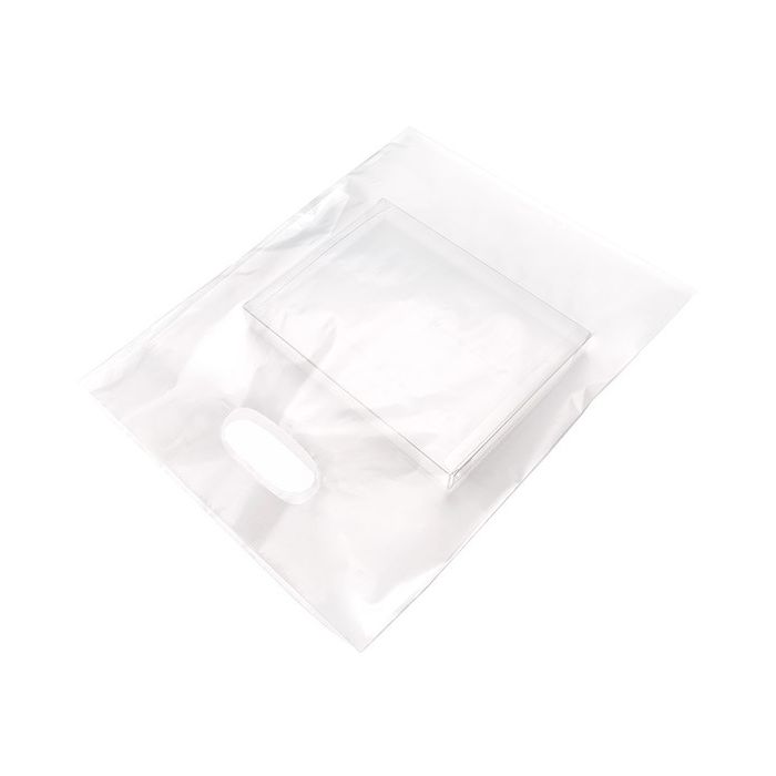 Clear Retail Handle Bag, 100 Pack, ClearBags