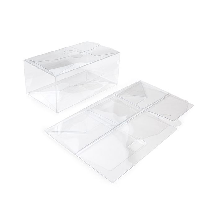 In Stock Clear Candy Boxes, 7x4x3, Cookie or Treats, .12 mil PET